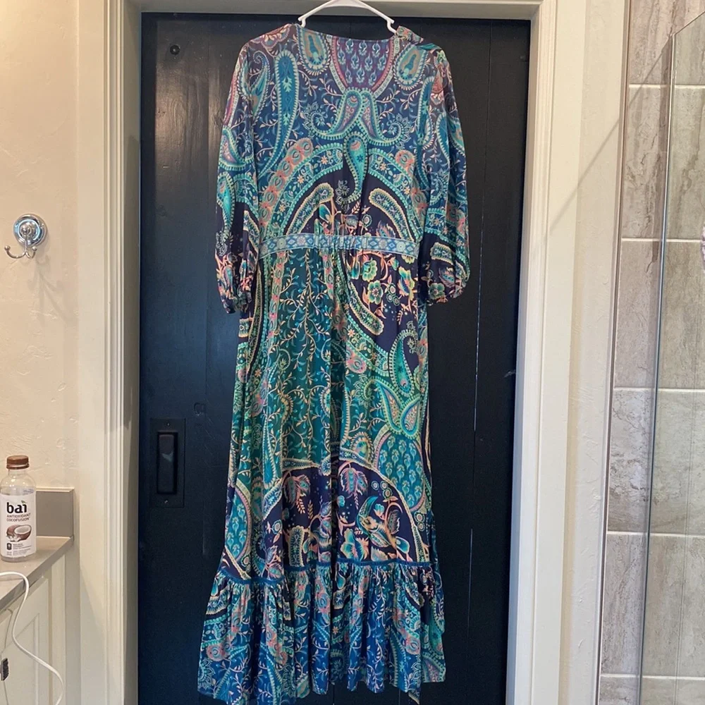 Farm Rio Wrap Dress - Anthro - Picture 4 of 13
